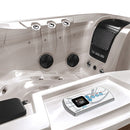Hydrosan Garten-Whirlpool-Badewanne Spa749 Cappuccino Kaffeegehäuse 200x135 cm 230V
