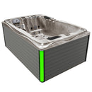 Hydrosan Garten-Whirlpool, Badewanne, Spa 749, Cappuccino-Grau, Gehäuse 200 x 135 cm, 230 V