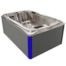 Hydrosan Garten-Whirlpool, Badewanne, Spa 749, Cappuccino-Grau, Gehäuse 200 x 135 cm, 230 V