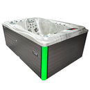 Hydrosan Garten-Whirlpool, Badewanne, Spa 749, Cappuccino-Grau, Gehäuse 200 x 135 cm, 230 V