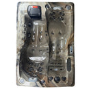 Hydrosan Garten-Whirlpool-Badewanne 749 Moro Anthrazitgehäuse 200x135 cm 230 V