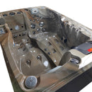 Hydrosan Garten-Whirlpool-Badewanne 749 Moro Anthrazitgehäuse 200x135 cm 230 V