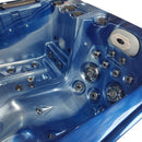 Hydrosan Garten-Whirlpool-Badewanne Spa749 Blue Wave Anthrazit Gehäuse 200x135 cm 230V