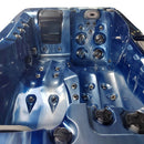 Hydrosan Garten-Whirlpool-Badewanne Spa749 Blue Wave Anthrazit Gehäuse 200x135 cm 230V