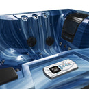 Hydrosan Garten-Whirlpool-Badewanne Spa749 Blue Wave Anthrazit Gehäuse 200x135 cm 230V