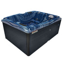 Hydrosan Garten-Whirlpool-Badewanne Spa749 Blue Wave Anthrazit Gehäuse 200x135 cm 230V