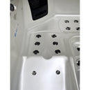 Hydrosan Garten-Whirlpool-Badewanne Spa750 Weißperle Anthrazit Gehäuse 200x200 cm
