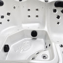 Hydrosan Garten-Whirlpool-Badewanne Spa750 Weißperle Anthrazit Gehäuse 200x200 cm