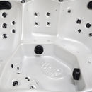 Hydrosan Garten-Whirlpool-Badewanne Spa750 Weißperle Anthrazit Gehäuse 200x200 cm