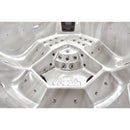 Hydrosan Garten-Whirlpool-Badewanne 750 Cappuccino Kaffeebezug 200x200 cm