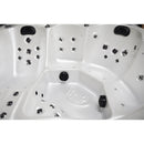 Hydrosan Garten-Whirlpool-Badewanne Spa750 Weiß Perlgrau Gehäuse 200x200 cm