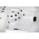 Hydrosan Garten-Whirlpool-Badewanne Spa750 Weiß Perlgrau Gehäuse 200x200 cm