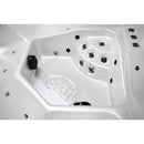 Hydrosan Garten-Whirlpool-Badewanne Spa750 Weiß Perlgrau Gehäuse 200x200 cm