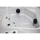 Hydrosan Garten-Whirlpool-Badewanne Spa750 Weiß Perlgrau Gehäuse 200x200 cm