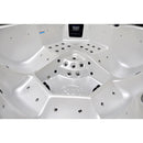 Hydrosan Garten-Whirlpool-Badewanne Spa750 Weiß Perlgrau Gehäuse 200x200 cm