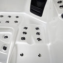 Hydrosan Garten-Whirlpool-Badewanne Spa750 Weiß Perlgrau Gehäuse 200x200 cm