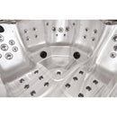 Hydrosan Garten-Whirlpool-Badewanne SPA750 Cappuccino Anthrazit Gehäuse 200x200 cm