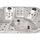 Hydrosan Garten-Whirlpool-Badewanne SPA750 Cappuccino Anthrazit Gehäuse 200x200 cm