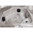 Hydrosan Garten-Whirlpool-Badewanne SPA750 Cappuccino Anthrazit Gehäuse 200x200 cm