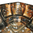Hydrosan Garten-Whirlpool-Badewanne Spa750 Magma Gold Kaffeegehäuse 200x200 cm