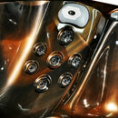 Hydrosan Garten-Whirlpool-Badewanne Spa750 Magma Gold Kaffeegehäuse 200x200 cm