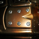 Hydrosan Garten-Whirlpool-Badewanne Spa750 Magma Gold Kaffeegehäuse 200x200 cm