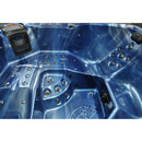Hydrosan Garten-Whirlpool-Badewanne Spa750 Blue Wave Anthrazit Gehäuse 200x200 cm