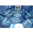 Hydrosan Garten-Whirlpool-Badewanne Spa750 Blue Wave Anthrazit Gehäuse 200x200 cm