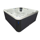 Hydrosan Garten-Whirlpool-Badewanne Spa750 Weißperle Anthrazit Gehäuse 200x200 cm