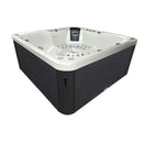 Hydrosan Garten-Whirlpool-Badewanne Spa750 Weißperle Anthrazit Gehäuse 200x200 cm