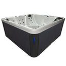 Hydrosan Garten-Whirlpool-Badewanne Spa750 Weißperle Anthrazit Gehäuse 200x200 cm