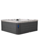 Hydrosan Garten-Whirlpool-Badewanne Spa750 Weißmarmor Graues Gehäuse 200x200 cm)