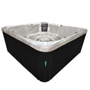 Hydrosan Garten-Whirlpool-Badewanne SPA750 Cappuccino Anthrazit Gehäuse 200x200 cm