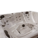 Hydrosan Garten-Whirlpool-Badewanne 750 Cappuccino Kaffeebezug 200x200 cm