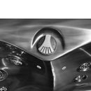 Hydrosan Garten-Whirlpool-Badewanne SPA750 Black Wave Anthrazit Gehäuse 200x200 cm