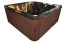Hydrosan Garten-Whirlpool-Badewanne Spa750 Magma Gold Kaffeegehäuse 200x200 cm