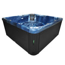 Hydrosan Garten-Whirlpool-Badewanne Spa750 Blue Wave Anthrazit Gehäuse 200x200 cm