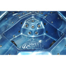 Hydrosan Garten-Whirlpool-Badewanne Spa750 Blue Wave Kaffeegehäuse 200x200 cm