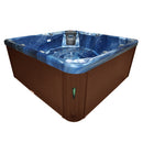 Hydrosan Garten-Whirlpool-Badewanne Spa750 Blue Wave Kaffeegehäuse 200x200 cm