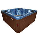 Hydrosan Garten-Whirlpool-Badewanne Spa750 Blue Wave Kaffeegehäuse 200x200 cm