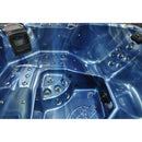 Hydrosan Garten-Whirlpool-Badewanne Spa750 Blue Wave Kaffeegehäuse 200x200 cm