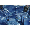Hydrosan Garten-Whirlpool-Badewanne Spa750 Blue Wave Kaffeegehäuse 200x200 cm