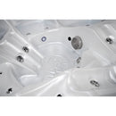Hydrosan Garten-Whirlpool-Badewanne SPA751, Gehäuse in Weiß-Perlmutt-Anthrazit, 210 x 210 cm