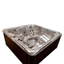 Hydrosan GARDEN JACUZZI BADEWANNE SPA751 CAPPUCCINO KAFFEEBEZUG 210x210 CM