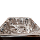 Hydrosan GARDEN JACUZZI BADEWANNE SPA751 CAPPUCCINO KAFFEEBEZUG 210x210 CM