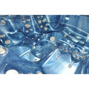 Hydrosan Garten-Whirlpool-Badewanne Spa751 Blue Wave Anthrazit Gehäuse 210x210 cm