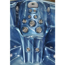 Hydrosan Garten-Whirlpool-Badewanne Spa751 Blue Wave Anthrazit Gehäuse 210x210 cm