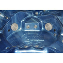 Hydrosan Garten-Whirlpool-Badewanne Spa751 Blue Wave Anthrazit Gehäuse 210x210 cm
