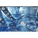 Hydrosan Garten-Whirlpool-Badewanne Spa751 Blue Wave Anthrazit Gehäuse 210x210 cm