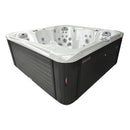 Hydrosan Garten-Whirlpool-Badewanne SPA751, Gehäuse in Weiß-Perlmutt-Anthrazit, 210 x 210 cm